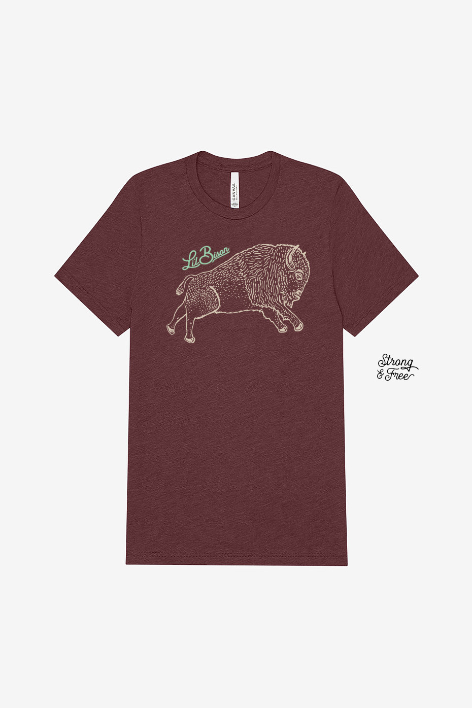 Maroon Triblend Tee